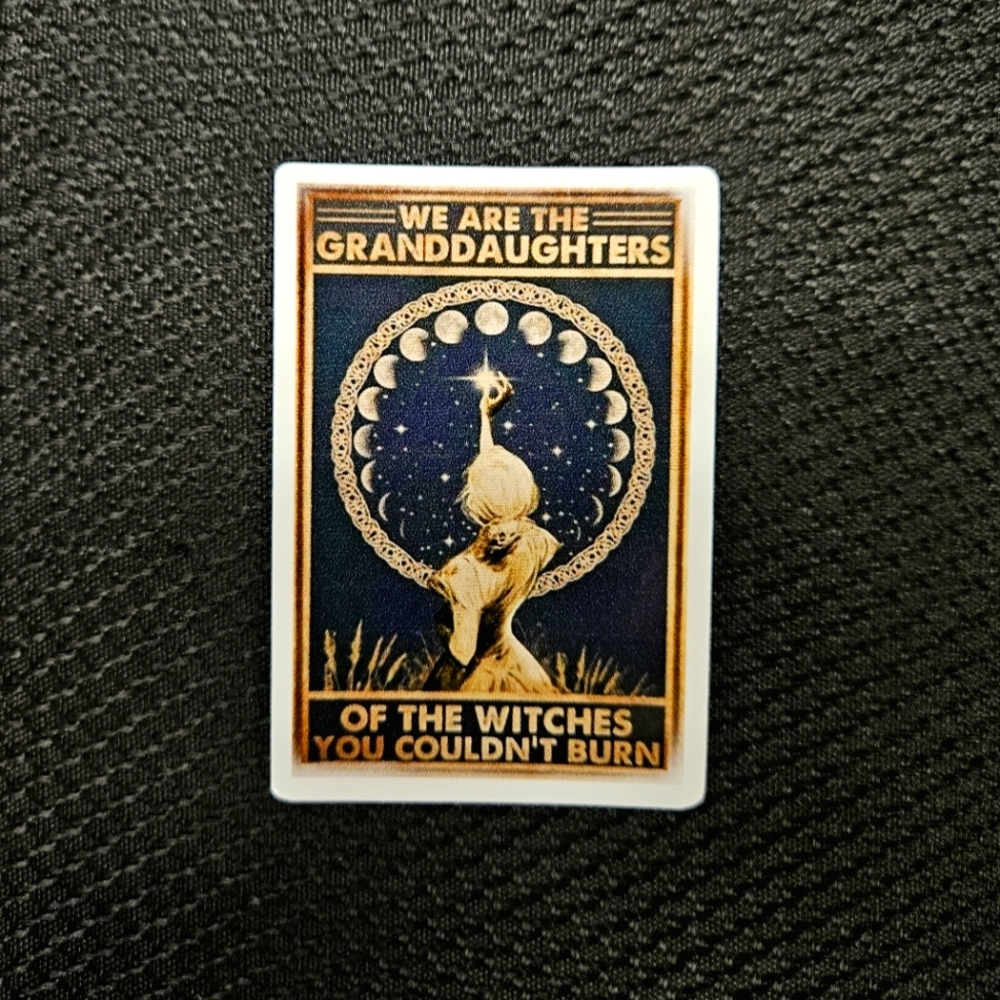 Granddaughters Of Witches Vinyl Sticker. New. Water Resistant.